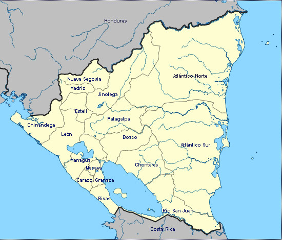 Departamentos de Nicaragua